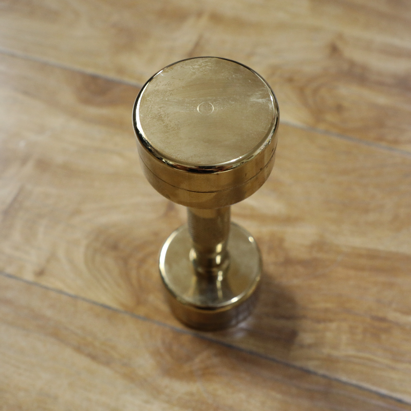 SED-ZY1 Golden Electroplated Dumbbell - Image 2