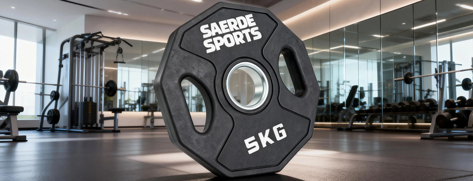 Hexagonal Dumbbell Knurling